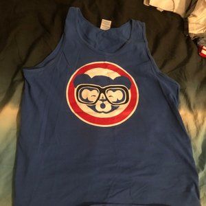 Blue Chicago Cubs tank top